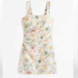 A&F linen blend dress.